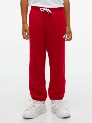 Kids' Paintbrush Flag Sweatpant, Red