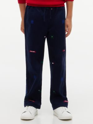 Kids' Allover Varsity Flag Sweatpant, Navy