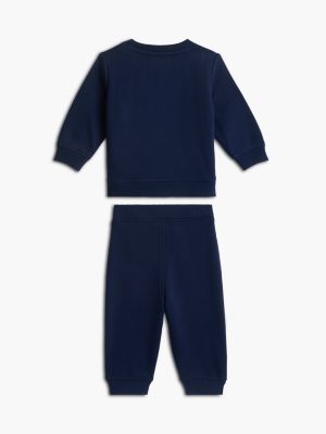 Комплект Tommy Hilfiger Tommy Lion Sweatshirt & Pant Set для малышей, цвет: Тёмно-синий — фото 2