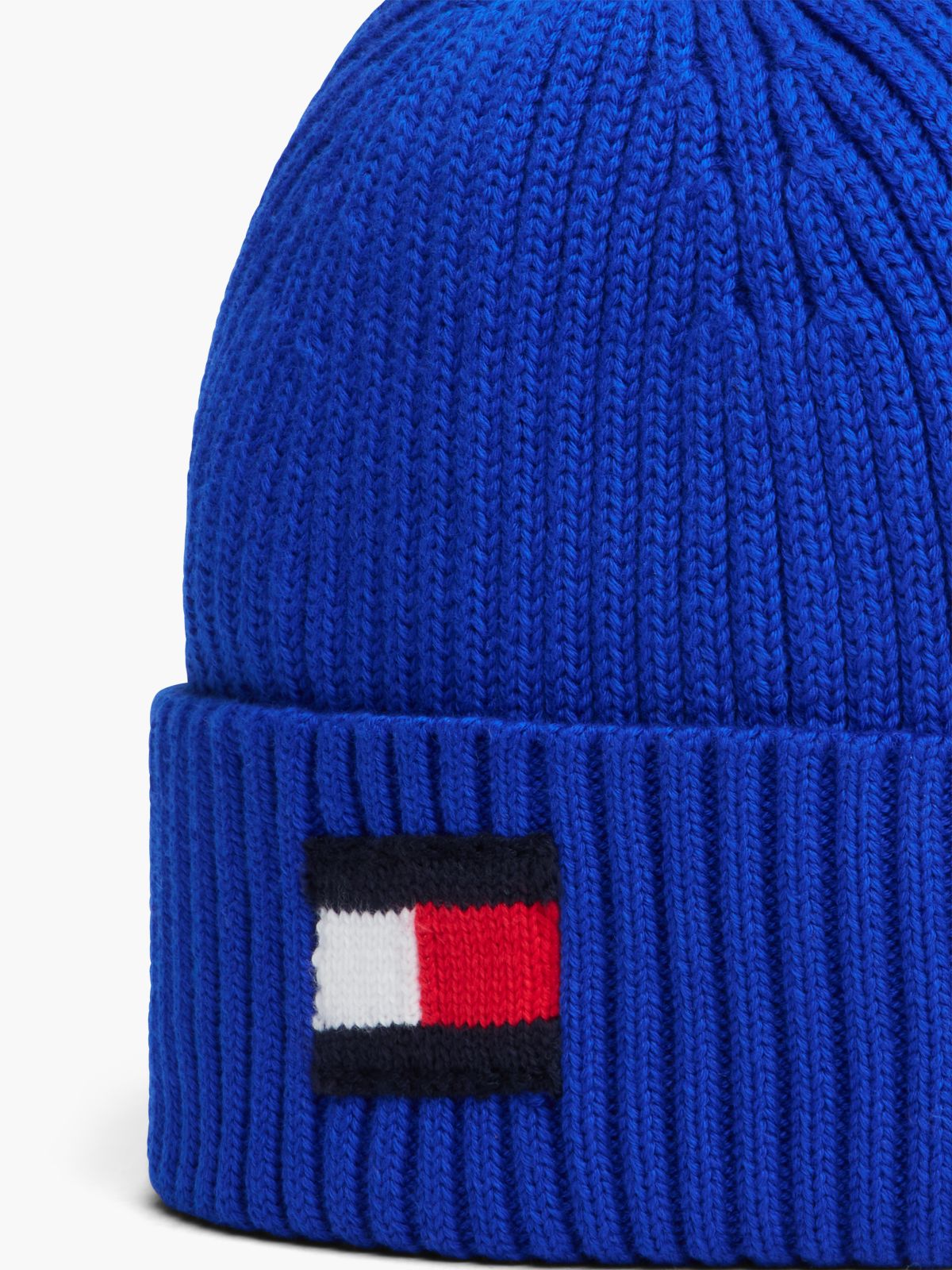 Kids' Flag Logo Beanie — Cobalt