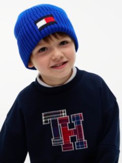Kids' Flag Logo Beanie — Cobalt 4