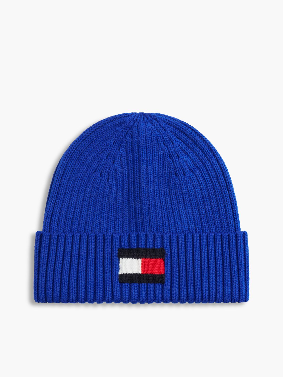 Kids' Flag Logo Beanie — Cobalt