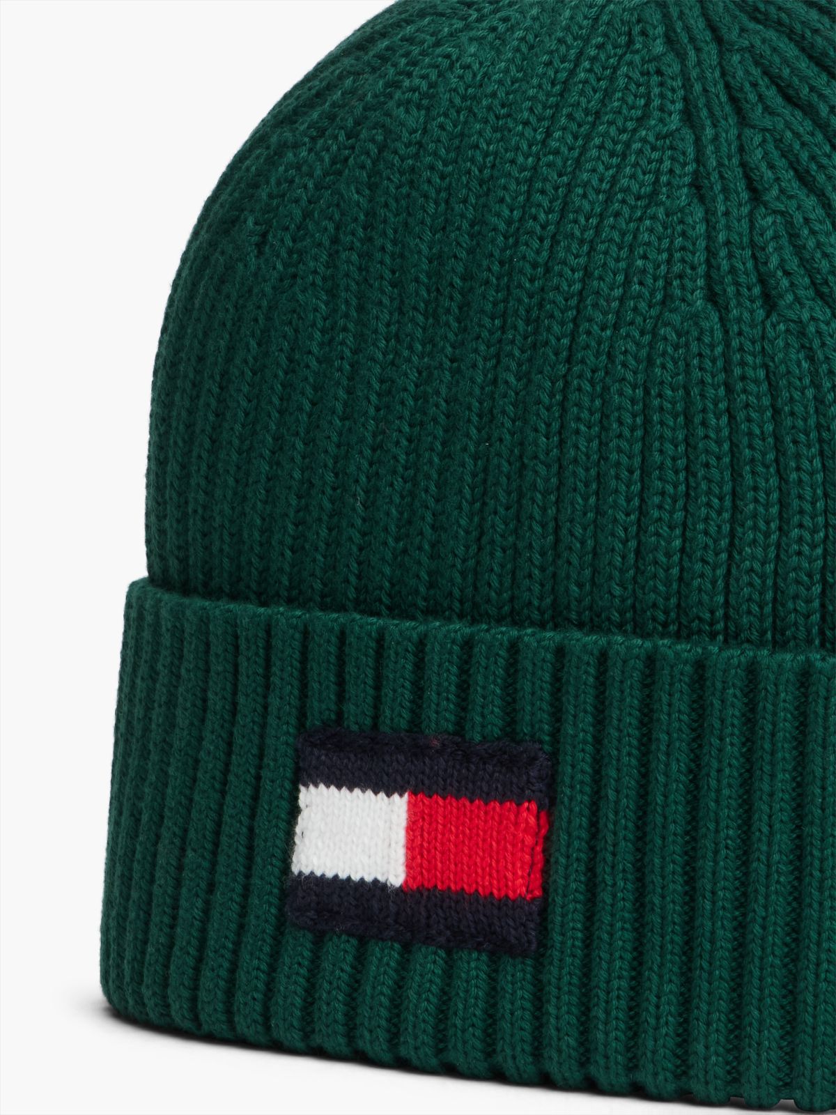 Kids' Flag Logo Beanie — Ornamental Green