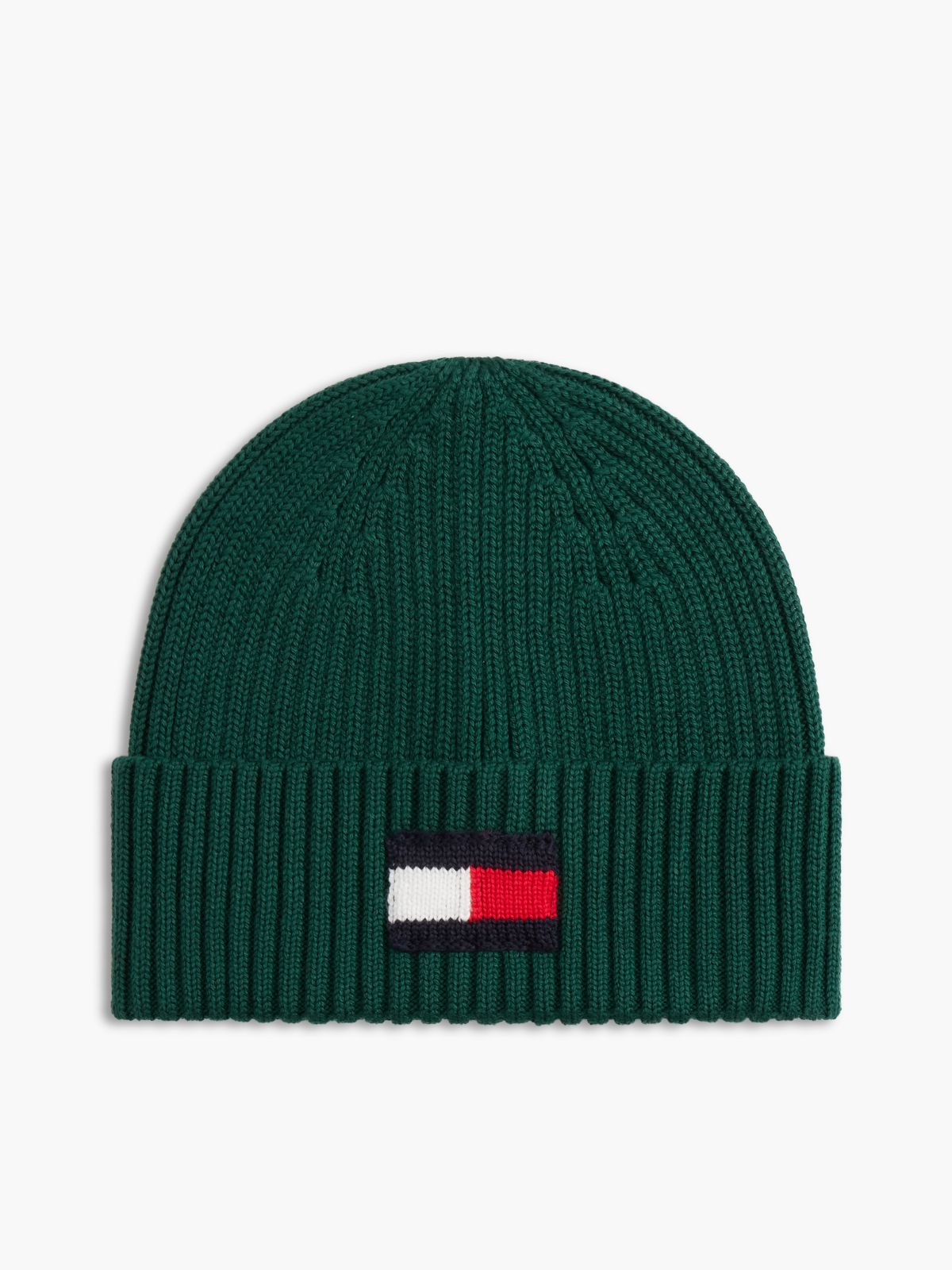 Kids' Flag Logo Beanie — Ornamental Green