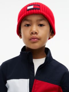 Kids' Flag Logo Beanie — Red 4