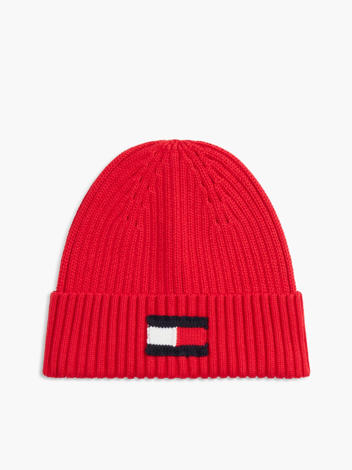 Kids' Flag Logo Beanie — Red