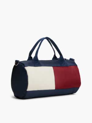Детская сумка Tommy Hilfiger Flag Logo Duffel, цвет: Карбоновый тёмно-синий — фото 3