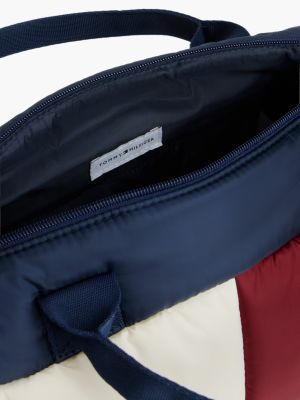 Детская сумка Tommy Hilfiger Flag Logo Duffel, цвет: Карбоновый тёмно-синий — фото 5
