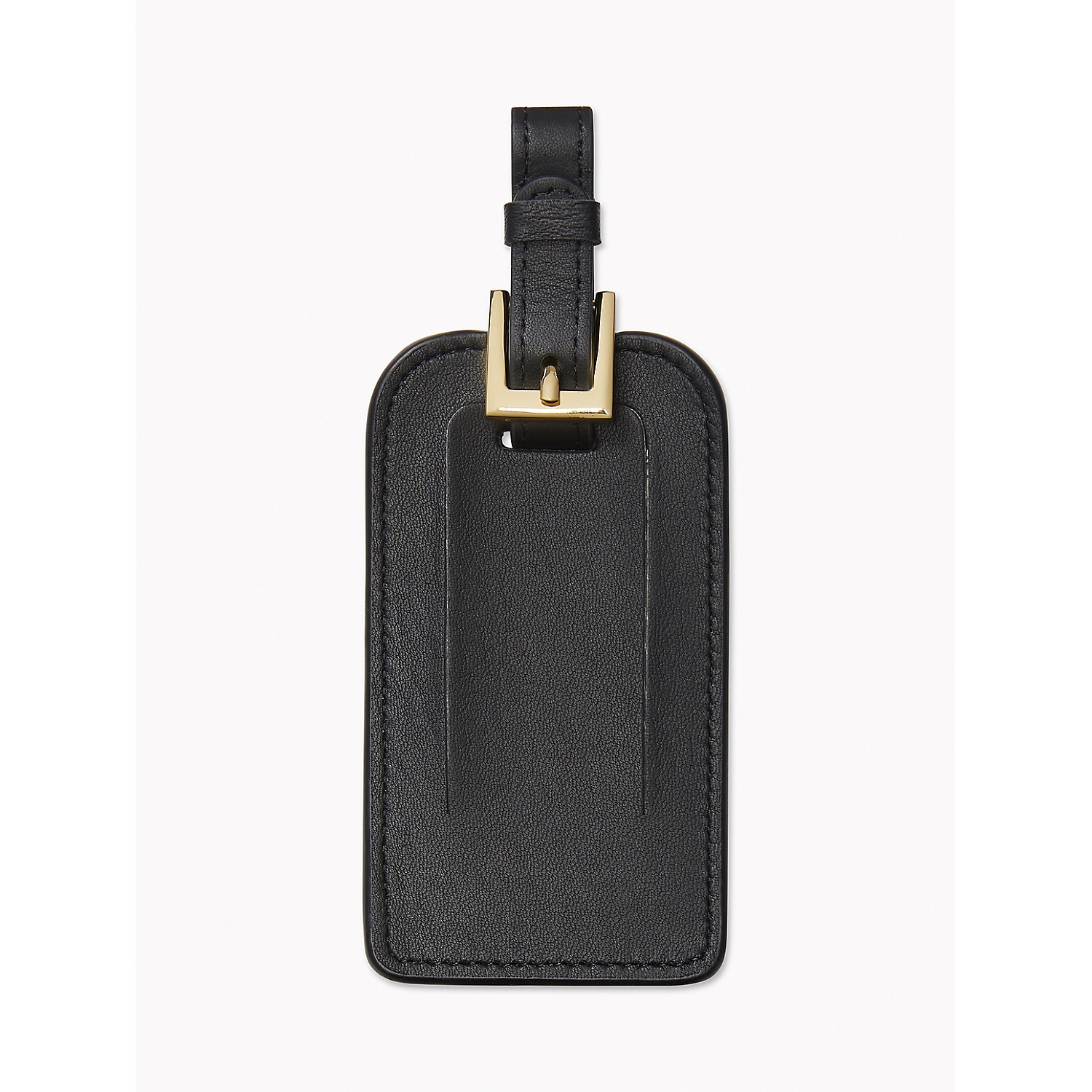 TOMMY HILFIGER Black Luggage Tag with Buckle
