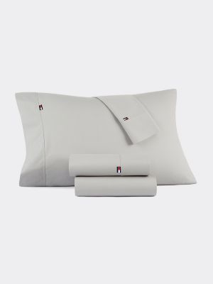 Signature Solid Light Grey Sheet Set, Alloy Light Grey