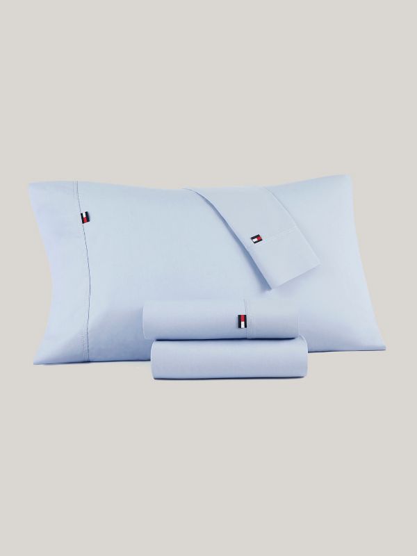 Signature Solid Light Blue Pillowcase Set — Light Blue