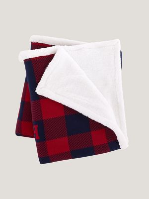 Tommy hilfiger plaid discount blanket