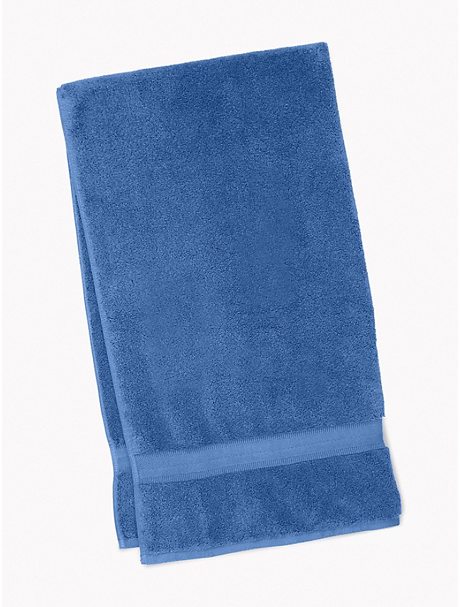 Tommy Hilfiger Signature Solid Hand Towel in Vintage Indigo - Blue