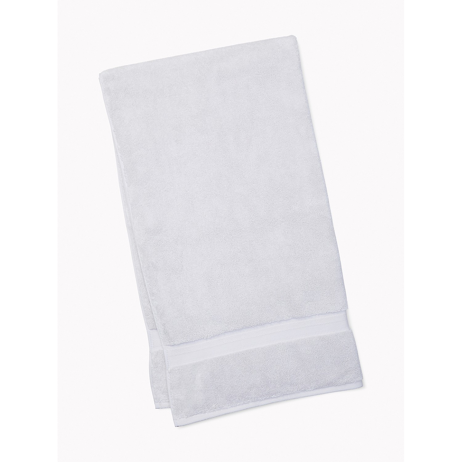TOMMY HILFIGER Signature Solid Bath Towel in Light Gray