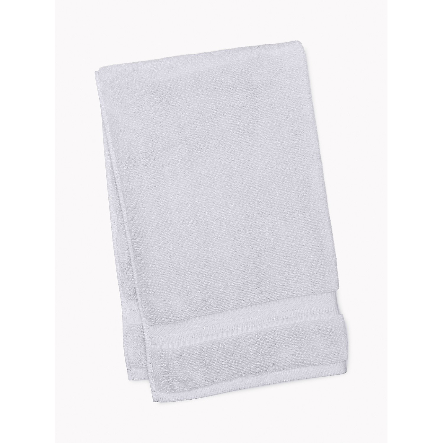 TOMMY HILFIGER Signature Solid Hand Towel in Light Gray