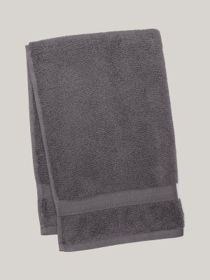 Signature Solid Washcloth in Dark Gray