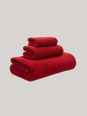 Signature Solid Bath Towel in Biking Red