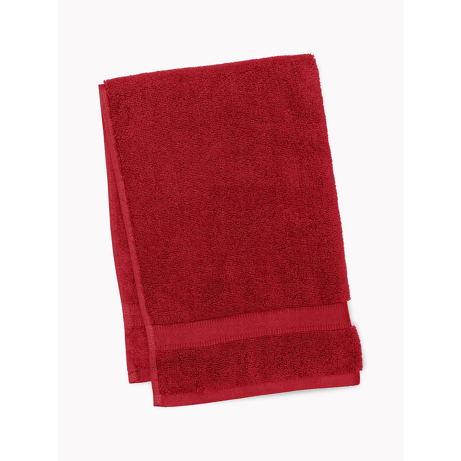 TOMMY HILFIGER Signature Solid Hand Towel in Biking Red