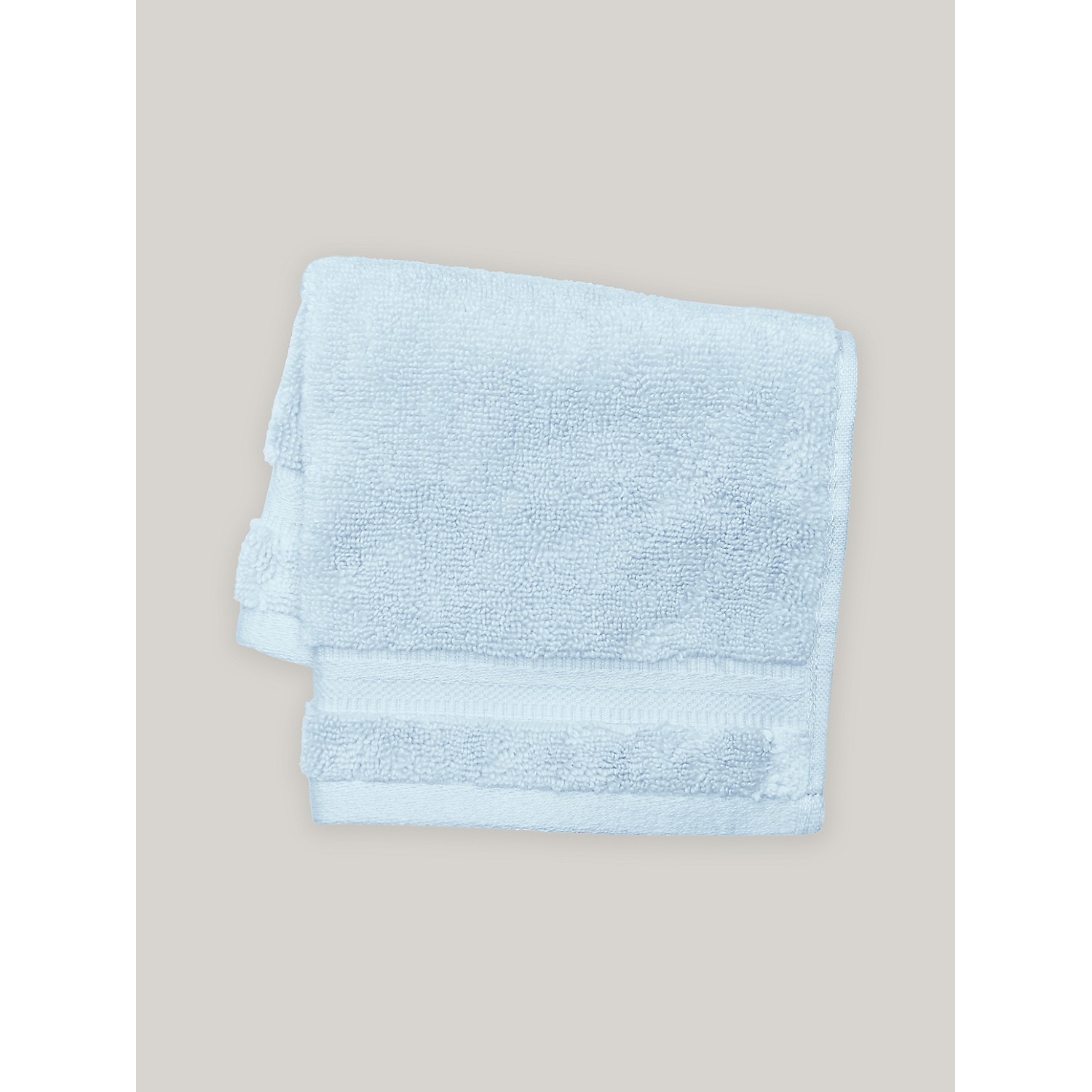 TOMMY HILFIGER Signature Solid Washcloth in Cashmere Blue
