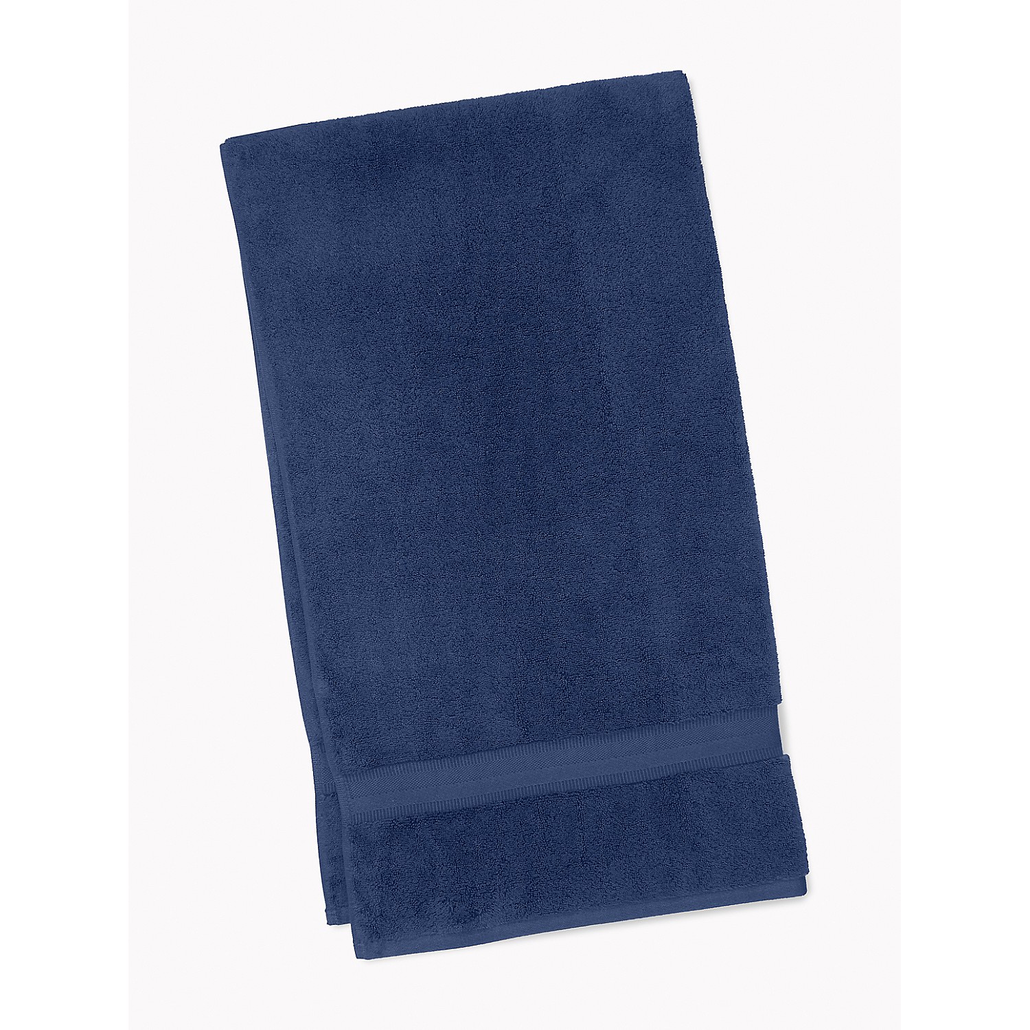 TOMMY HILFIGER Signature Solid Bath Towel in Medieval Blue