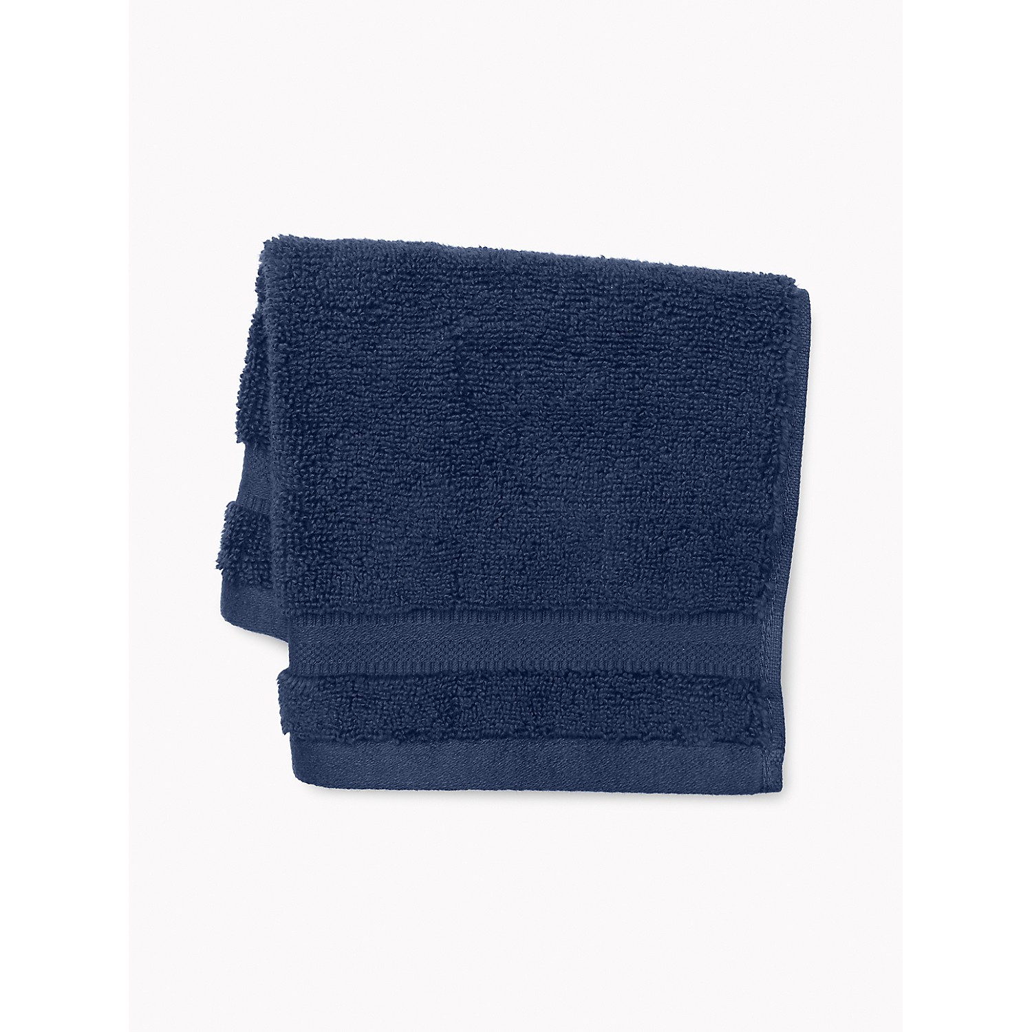 TOMMY HILFIGER Signature Solid Washcloth in Medieval Blue