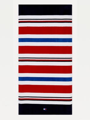 Red Stripe Pool and Beach Towel