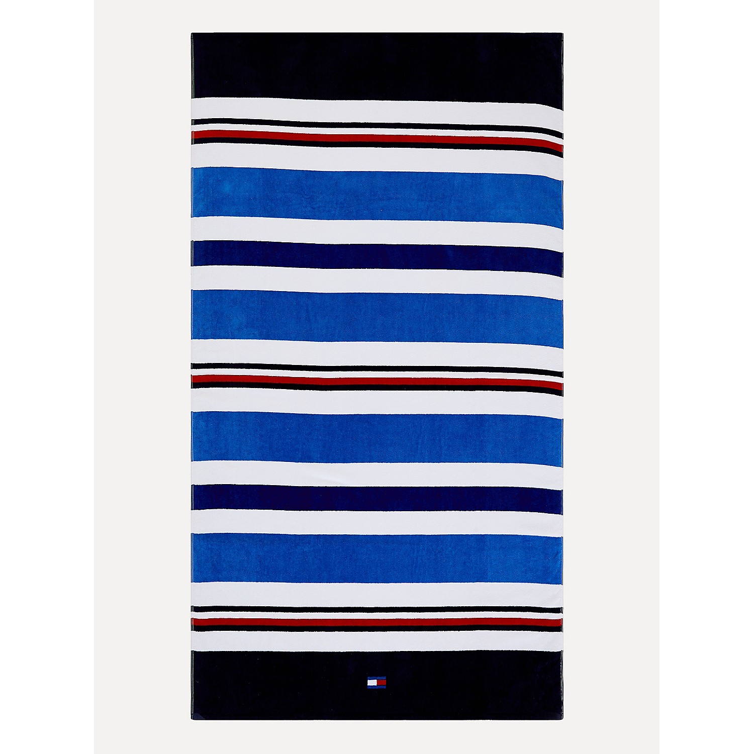 TOMMY HILFIGER Blue Stripe Beach Towel