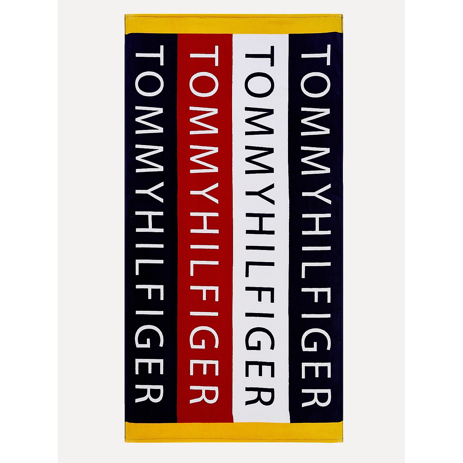 TOMMY HILFIGER Line Logo Beach Towel