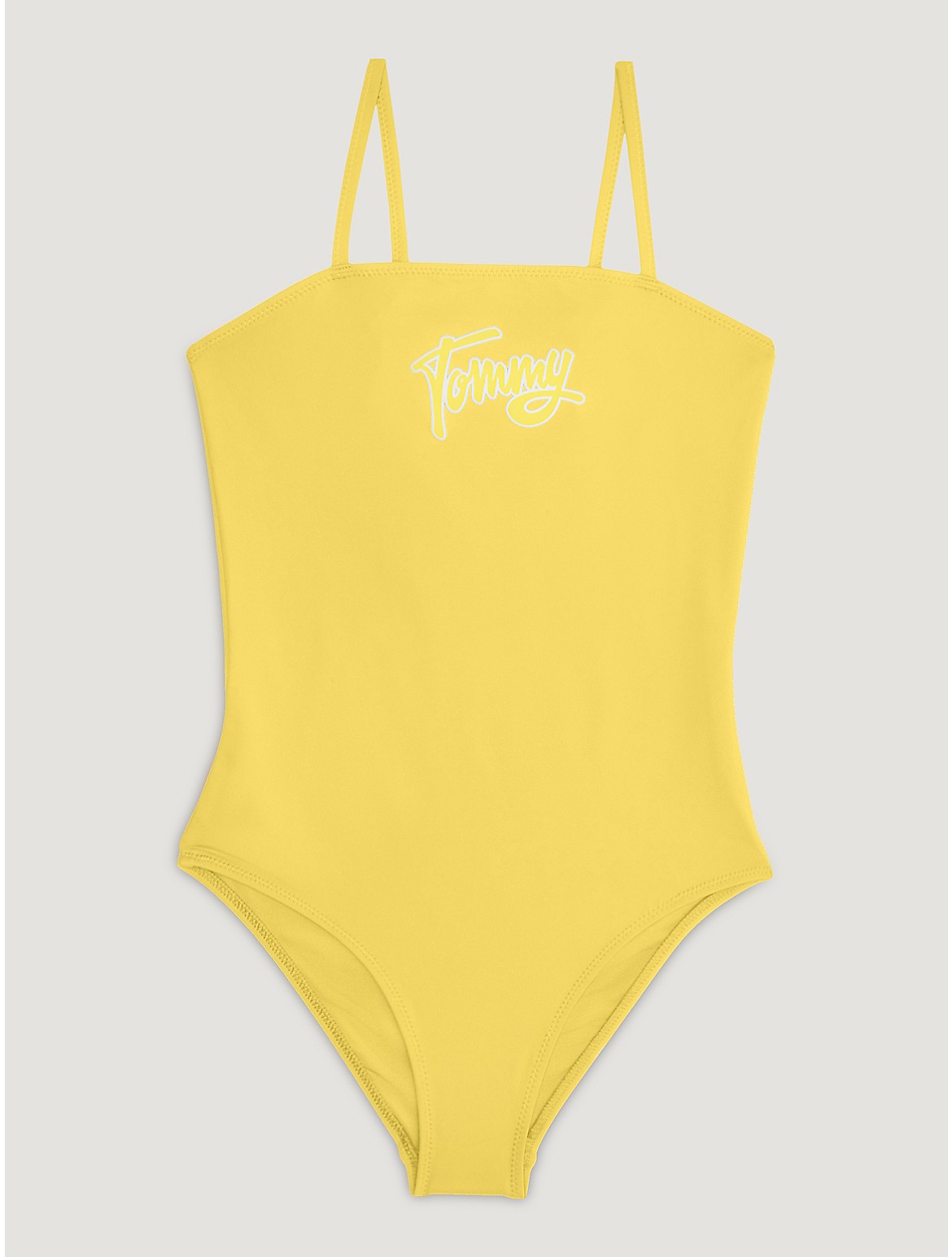 Tommy Hilfiger Girls' Kids' Tommy Script One-Piece Swimsuit