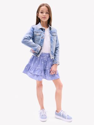 Kids' Light Wash Stretch Denim Jacket, Light Wash