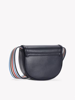 Kids' Stripe Strap Crossbody Bag, Space Blue