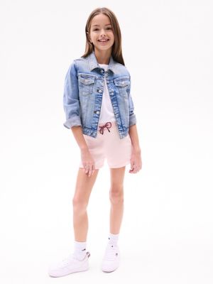 Kids' Circle Logo Sweatshort, Ballerina