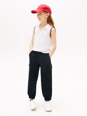 Kids' Stretch Chino Cargo Jogger, Navy