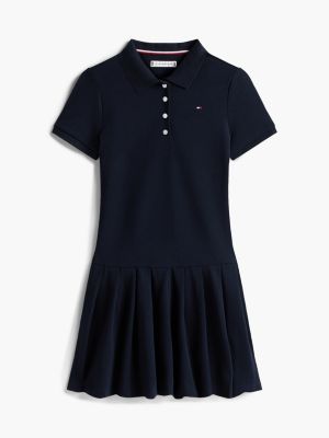 Tommy Hilfiger Kids' Pleated Stretch Polo Dress — фото 5