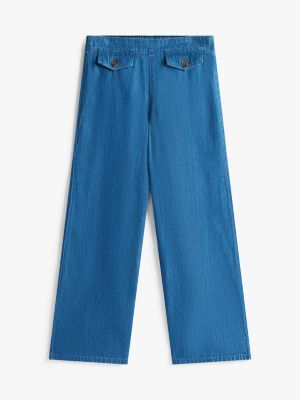 Детские джинсы Tommy Hilfiger Kids' Pull-On Wide Leg Jean — фото 5