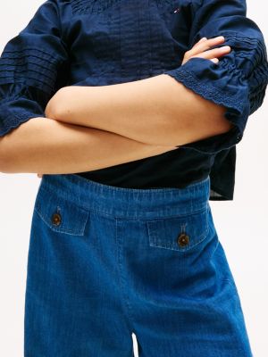 Детские джинсы Tommy Hilfiger Kids' Pull-On Wide Leg Jean — фото 3