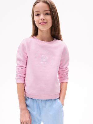 Kids' Circle Logo Sweatshirt, Ballerina