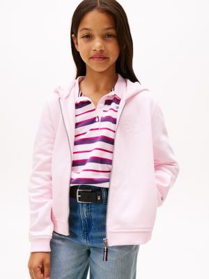 Kids' Circle Logo Hoodie, Ballerina