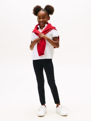 Kids' Circle Logo Legging, Navy