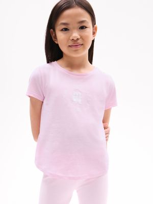 Kids' Circle Logo T-Shirt, Ballerina
