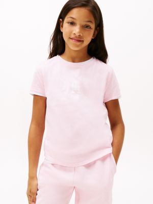 Kids' Circle Logo T-Shirt, Ballerina