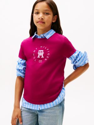 Kids' Circle Logo T-Shirt, Italian Wine