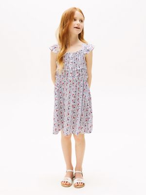 Kids' Strawberry Print Dress, Strawberry Multi