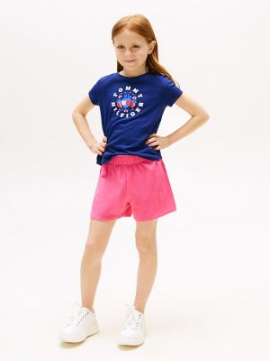 Kids' Lightweight Gauze Short, Fandango Pink