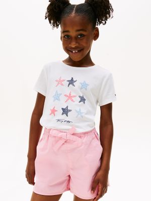 Kids' Starfish Graphic T-Shirt, Optic White