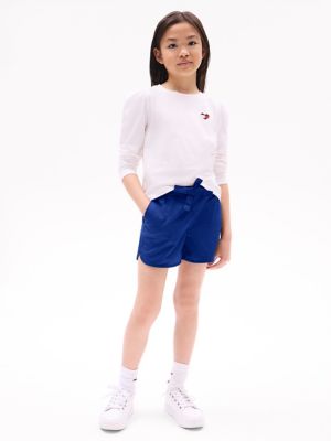 Kids' Tie-Waist Pull-On Short, Anchor Blue