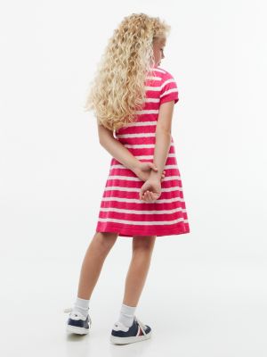 Детские платья Tommy Hilfiger Kids' Stripe Cable Knit Polo Dress — фото 4