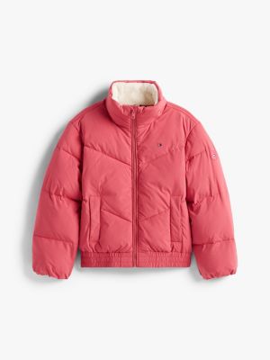 Kids' Teddy Collar Quilted Puffer Jacket | Tommy Hilfiger