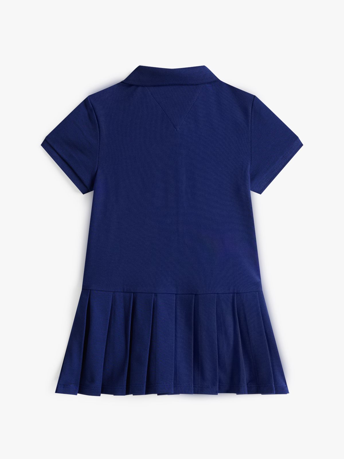 Babies' Pleated Polo Dress — Blue Ink