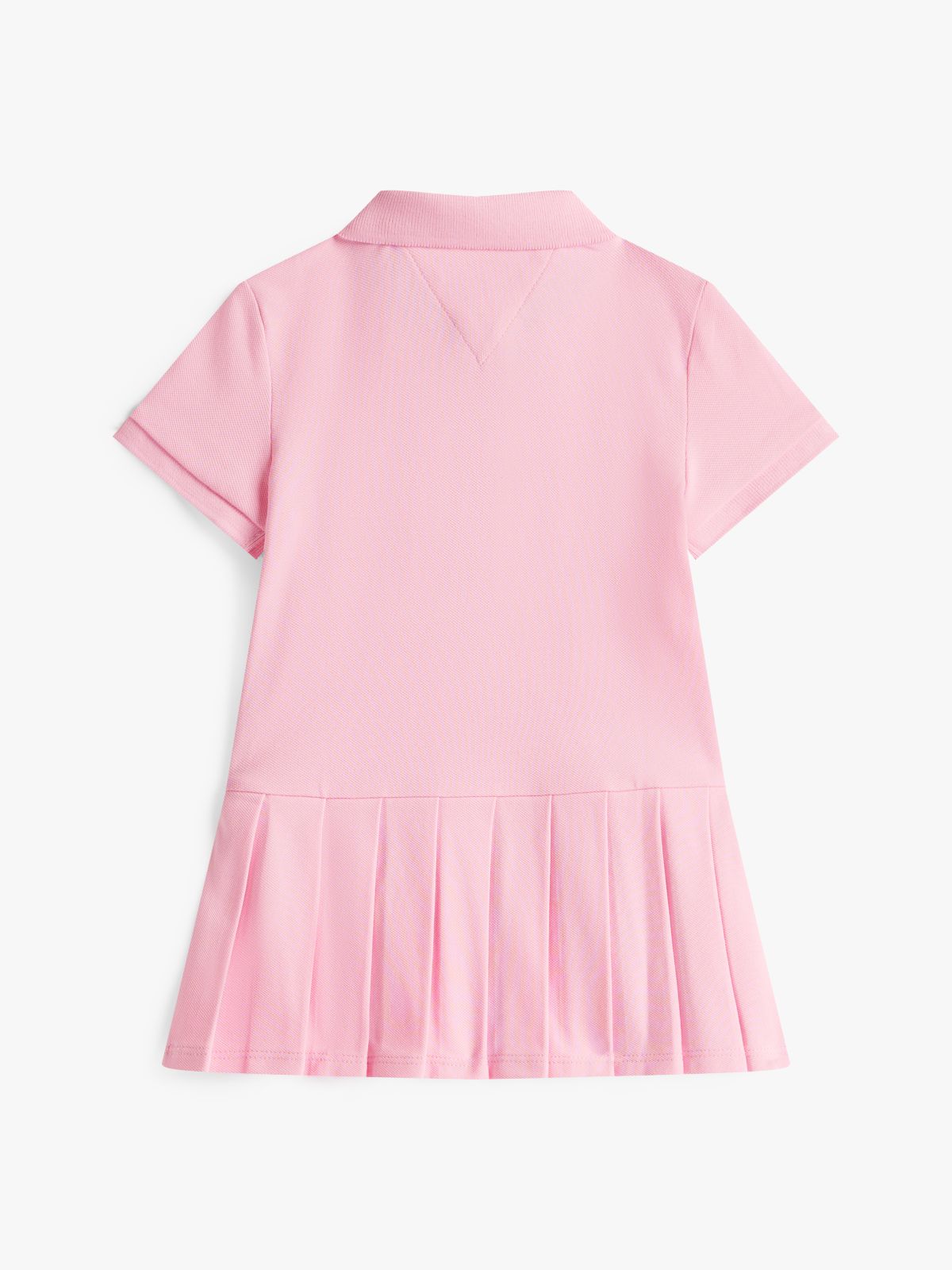 Babies' Pleated Polo Dress — Classic Pink
